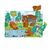 DoDo Puzzle s podložkou - Medvedia rodinka 21 dielikov