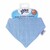 XKKO - Bio Fußschemel Old Times Ocean Blue