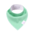 SIMED Bavlnený podbradník s nepriepustnou PUL vrstvou, green