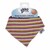 XKKO - Bio Fußschemel Old Times Violet Stripes