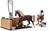 Schleich Stall mit Waschecke und Zubehör