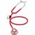 MDF 747XP DELUXE DUAL HEAD Stetoskop pro interní medicínu, červený (MDF23)