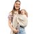 BOBA Ring Sling Detský nosič/šatka z ľanu, béžová