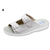 MEDIBUT Medizinische Schuhe - Sandalen, Muster 06S-44, weiß, Gr 44