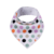 SIMED Bavlnený podbradník s nepriepustnou PUL vrstvou, dots