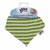 XKKO - Bio Fußschemel Old Times Green Stripes