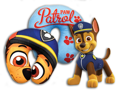 Nickelodeon Opierka hlavy / cestovný vankúš Paw Patrol-Chase, 2r+