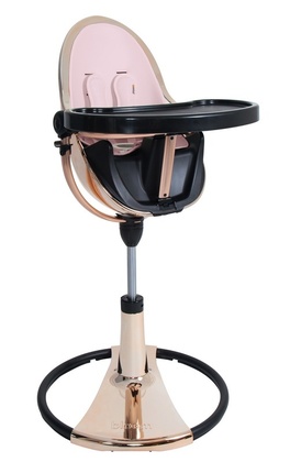 Bloom Vložka ke židli Fresco Chrome, malá a velká, růžová