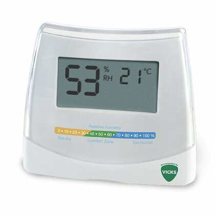 VICKS  V70, Vlhkomer a teplomer 2v1