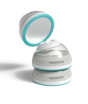 Nanobébé Láhev na krmení / skladování mléka, 150ml, od 0m+, tyrkysová, 3ks