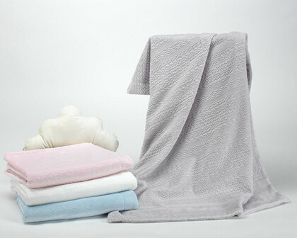 Mora Lua K19 Detská deka, 80x110cm, biela