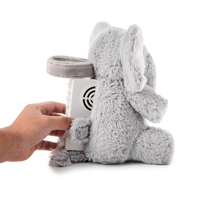 Cloud b® Eli The Elephant On The Go™, plüssjáték/kisállat dallamelefánttal, 0 m+
