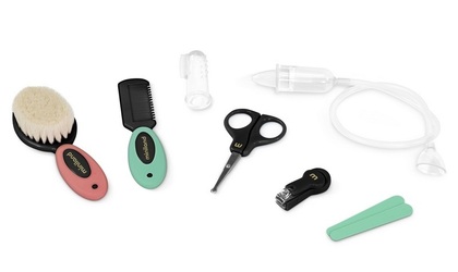 Miniland Varázslatos gyermekgondozó készlet (7 db), fekete-fehér