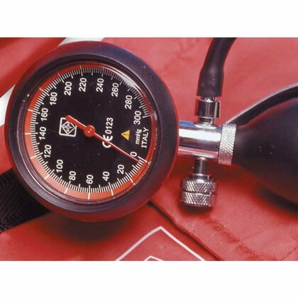 GIMA London, Hodinkový tlakomer, červený