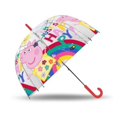 Kids Euroswan Transparent esernyő 19&quot; - Peppa Pig