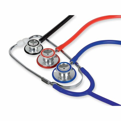 GIMA TRAD DOUBLE HEAD, Stetoskop pro interní medicínu, modrý