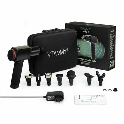 VITAMMY BODY 7, Pokročilá masážna pištoľ so 6 režimami