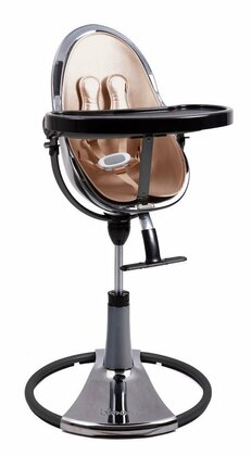 Bloom Vložka ke židli Fresco Chrome, malá a velká, zlatá