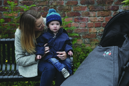 CuddleCo Comfi-Extreme, Detský fusak, 90x50cm, šedá melanž/čierna, roboti