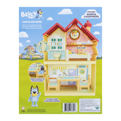 BLUEY Mini Home Playset, Domů - set figurka s příslušenstvím