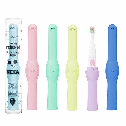 VITAMMY TOOTH FRIENDS DISPLAY dětská sonický zubní kartáček 18 ks + náhradní hlavy 8 ks