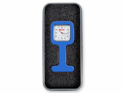 GIMA Ošetrovateľské hodinky v hliníkovom boxe, modré