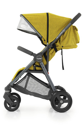 Oyster Športový Kočík Oyster Zero Gravity, Mustard - šedý rám