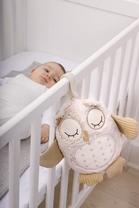 Cloud b® Nighty Night Owl Smart Sensor™-Plyšová hračka/Zvieratko s melódiou- Sova, 0m+