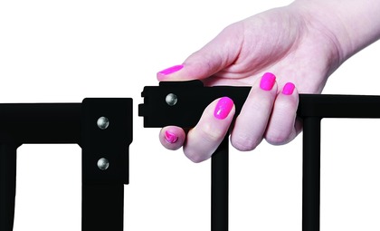 Dreambaby Liberty Tall Gate Sicherheitsbarriere für Tiere (B: 75–82 cm x H: 95 cm), schwarz