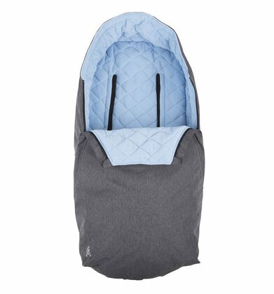 CuddleCo Comfi-Extreme, Detský fusak, 90x50cm, šedá melanž/modrá