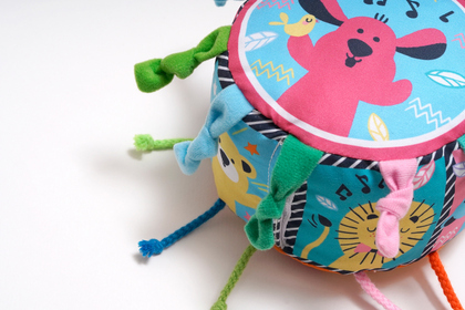 Ks Kids Hudobný bubon so šnúrkami