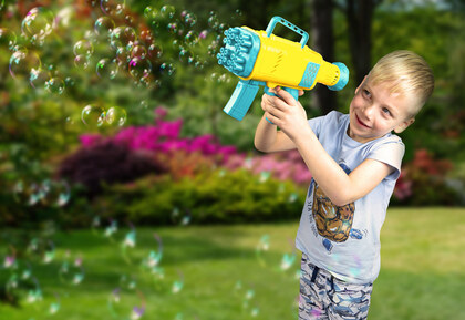 FRU BLU Bublifuk - Mega Blaster so zásobníkom 24 otvorov + roztok 0,4L