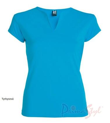 Primastyle Damen Medical T-Shirt mit kurzen Ärmeln BELLA, türkis, Größe L