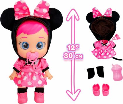 IMC Toys Cry Babies - Interaktívna bábika Minnie