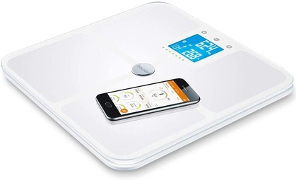 BEURER BF 950 BT Diagnostická váha s analýzou zloženia tela, biela Bluetooth