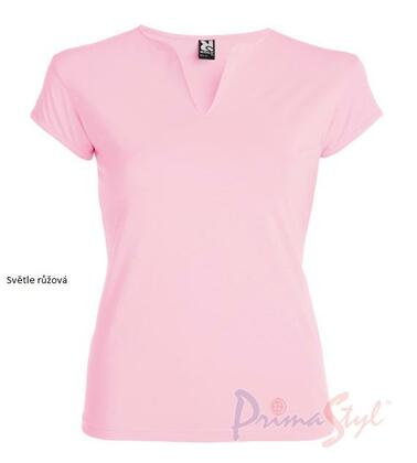 Primastyle Damen Medical T-Shirt mit kurzen Ärmeln BELLA, hellrosa, Größe M