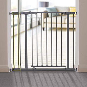 Dreambaby AVA Gate – Sicherheitsbarrierenverlängerung 9 cm (Höhe 76 cm) – grau