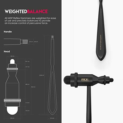 MDF TROMNER 555, Neurologické kladívko, černé