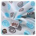 XKKO BMB Spirals & Bubbles 90x100 - Cyan Spirals (1ks)