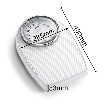 ADE BM701 BM708 Victoria Mechanická kúpeľňová váha, biela