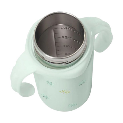 Miniland Dolce Rozsdaálló acél termosz cumival, 240 ml, menta