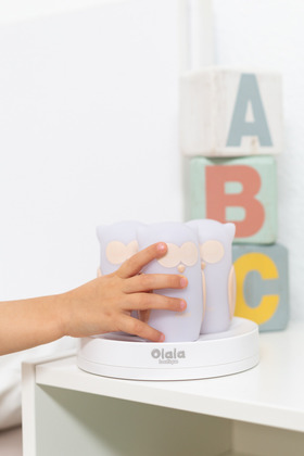Olala Boutique LED Nočné svetielka Sovy, 3ks, biela