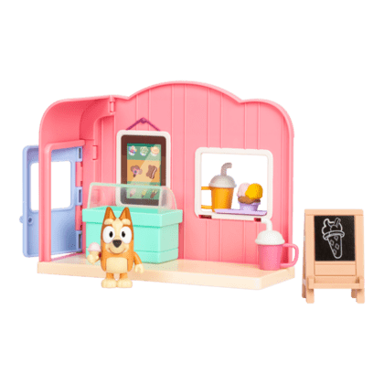 BLUEY Ice Cream Shop, Obchod se zmrzlinou - figurka s příslušenstvím