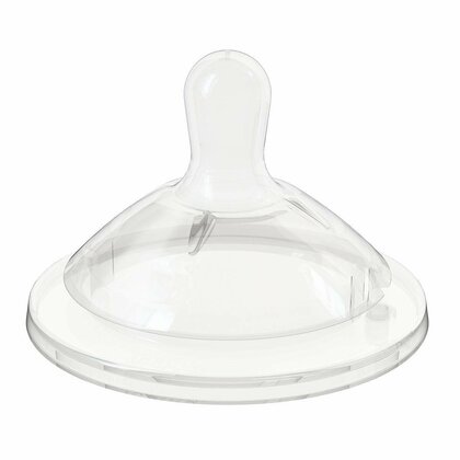 Chicco Natural Feeling náhradní dudlík na kojeneckou láhev 6m +, 2ks