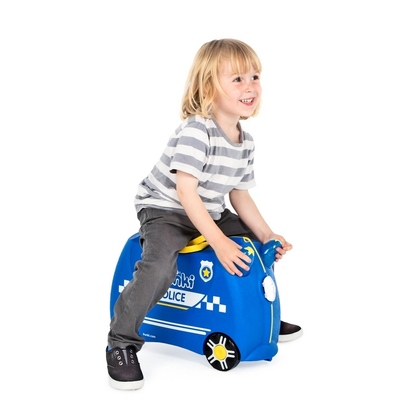 Trunki Kufor s kolieskami, Policajné auto Percy, od 3r+