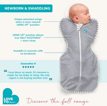 Love To Dream Swaddle UP, XS méret, STAGE 1, fehér, Eredeti
