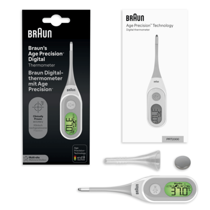 BRAUN PRT 2000 teplomer so systémom "AGE Precision" a s ohybnou špičkou