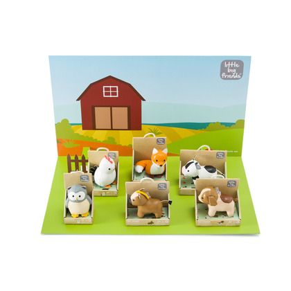 Little Big Friend 3D-Kartonszenografie mit dem Motiv - Bauernhof