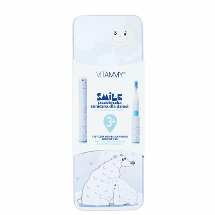 VITAMMY SMILE dětská sonický zubní kartáček, Lední medvěd, od 3 let