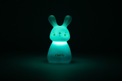 Olala Boutique LED Nočné svetlo, Zajko Charlie, modrý